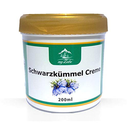 Schwarzkümmel Creme 200 ml wohltuend bei Neurodermitis