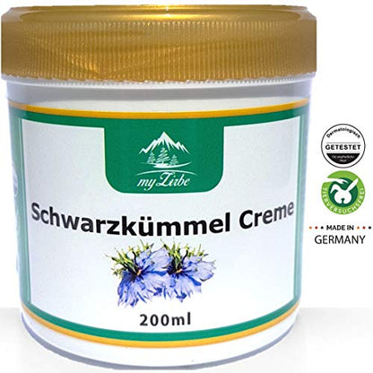 Schwarzkümmel Creme 200 ml wohltuend bei Neurodermitis