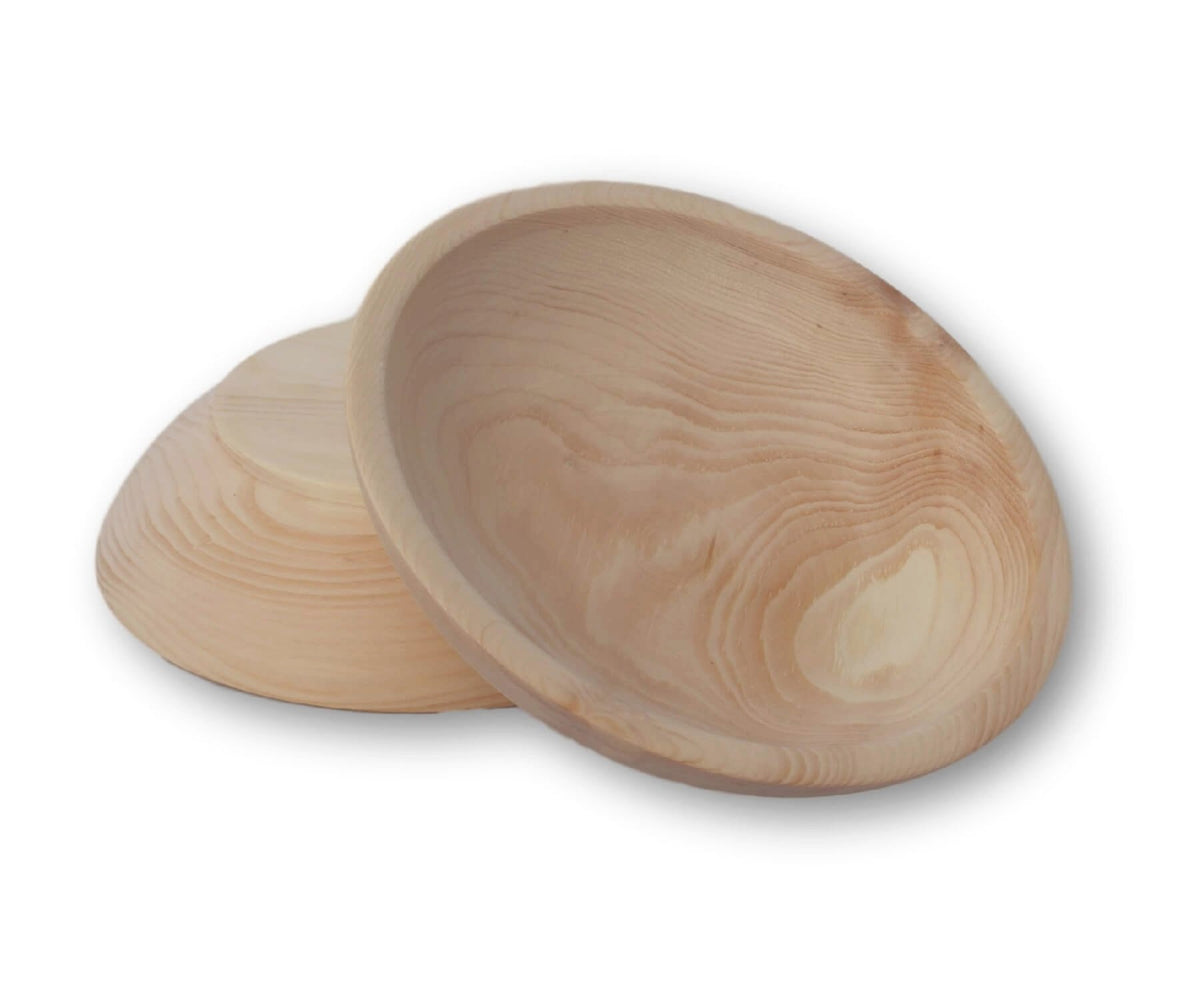 Zirbenschale, Zirbenschüssel gedrechselt naturbelassen 20 cm Durchmesser aus Zirbenholz Holzschale
