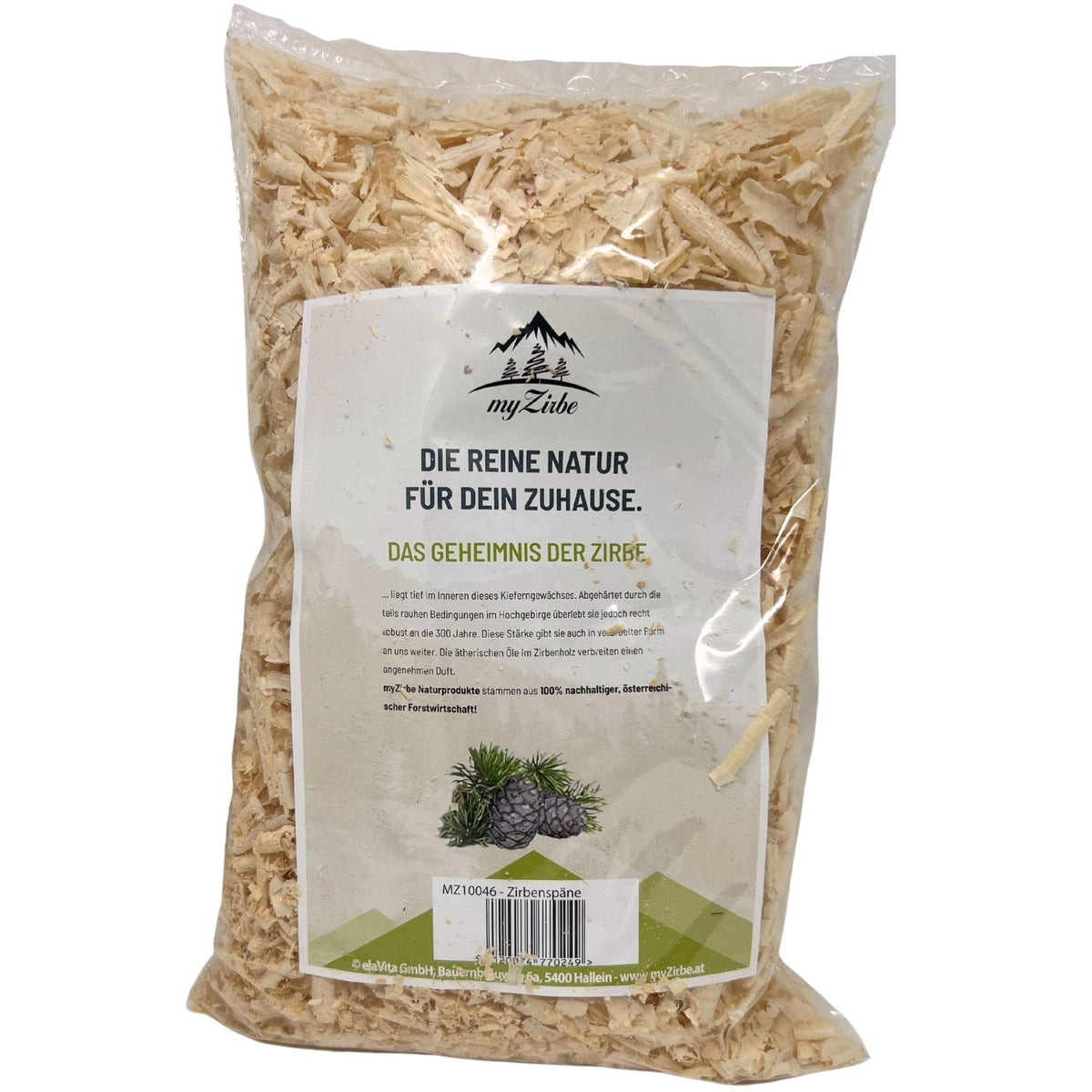 Zirbenspäne, Zirbenflocken 7 Liter, Zirbenkissen Füllung aus Zirbenholz zum Nachfüllen
