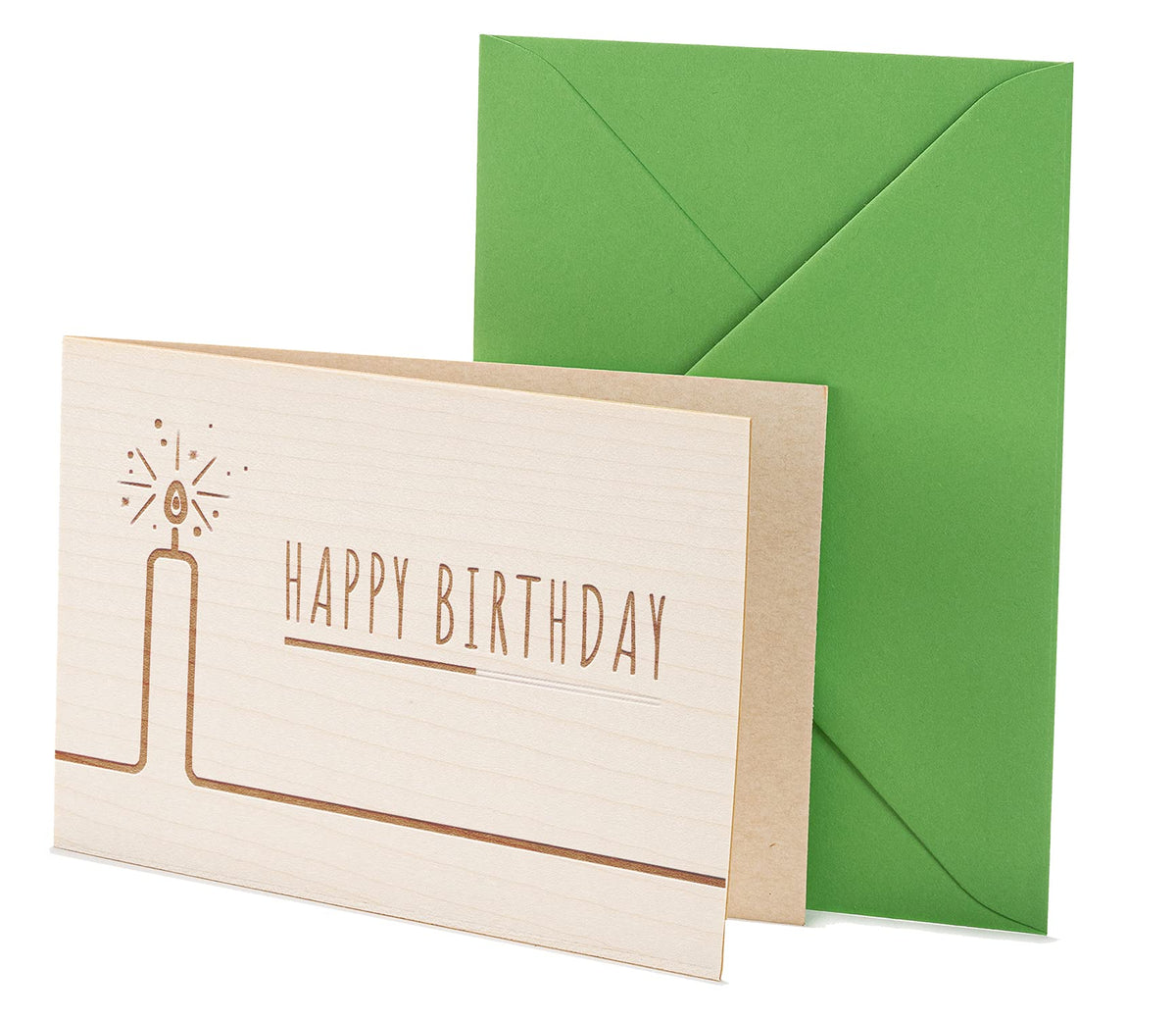 Geburtstagskarte aus Holz - Happy Birthday - 100% handmade in Österreich - Postkarte, Geschenkkarte, Grußkarte, Klappkarte, Karte, Einladung