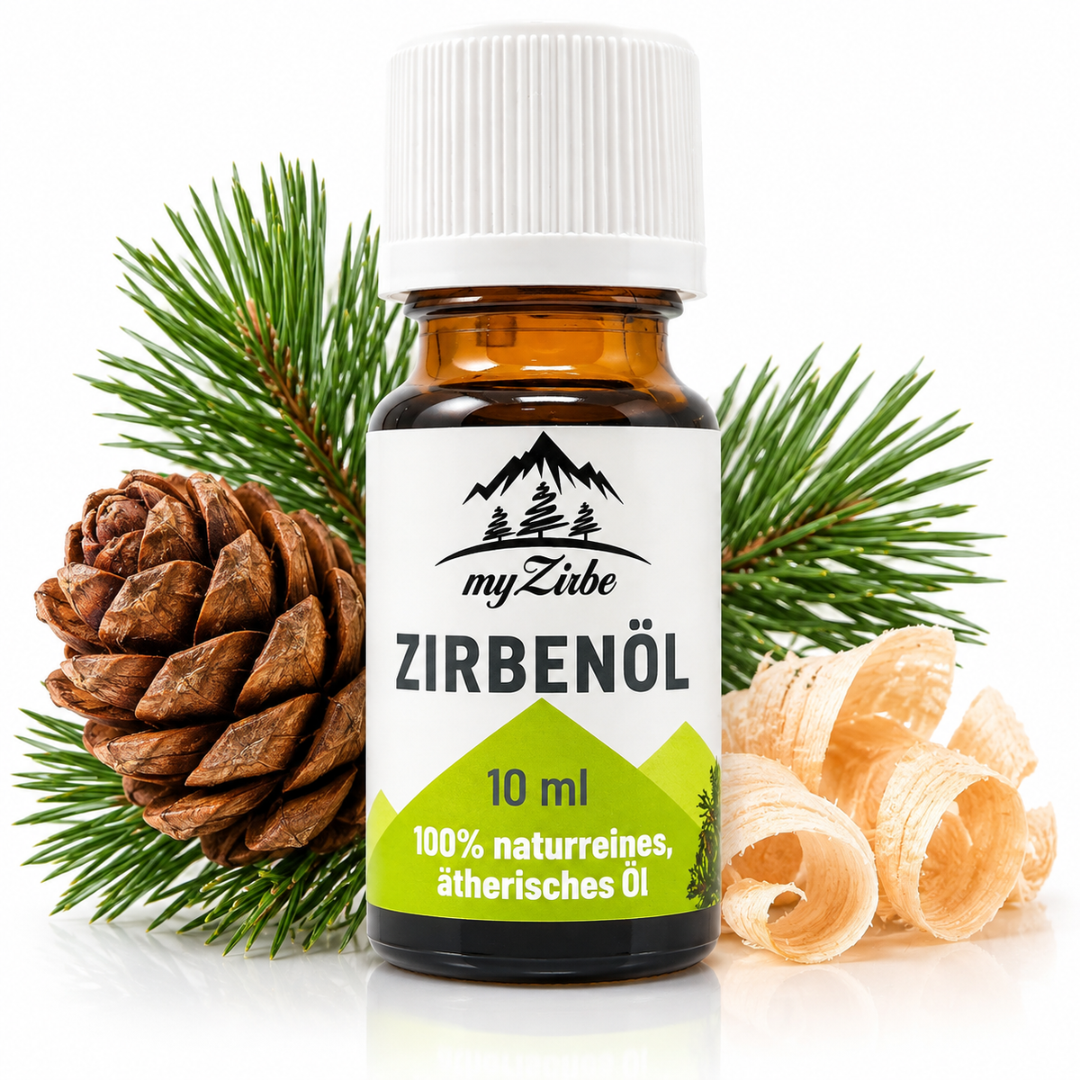 2 x Zirbenöl, 10 ml, ätherisches Öl, 100% naturrein