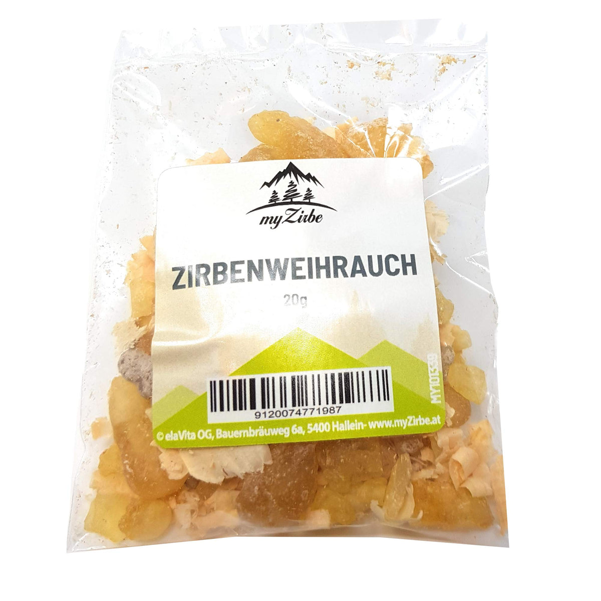 Zirbenweihrauch 20g im Beutel